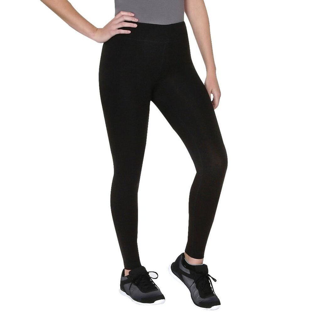 NWT Athletic Works black Dri.More moisture wicking leggings, 2 pack bundle, L